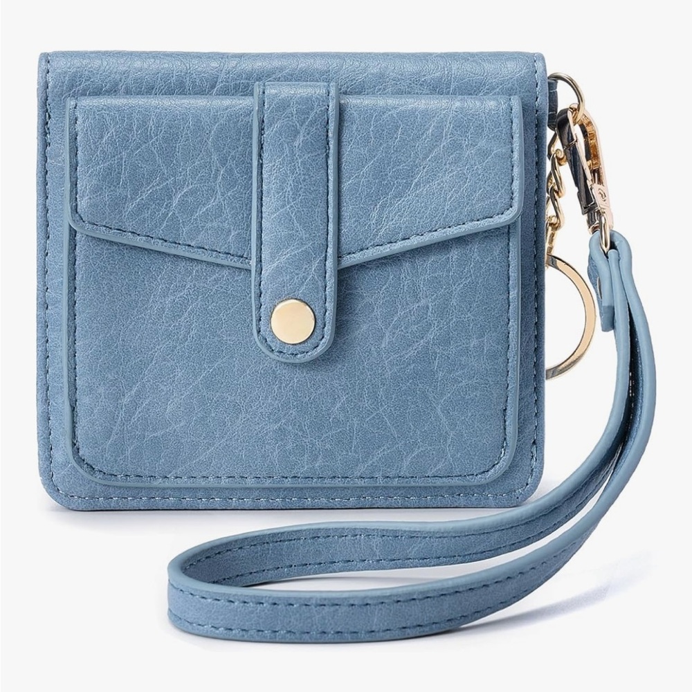 Vegan Leather Wallet with Wrist Strap